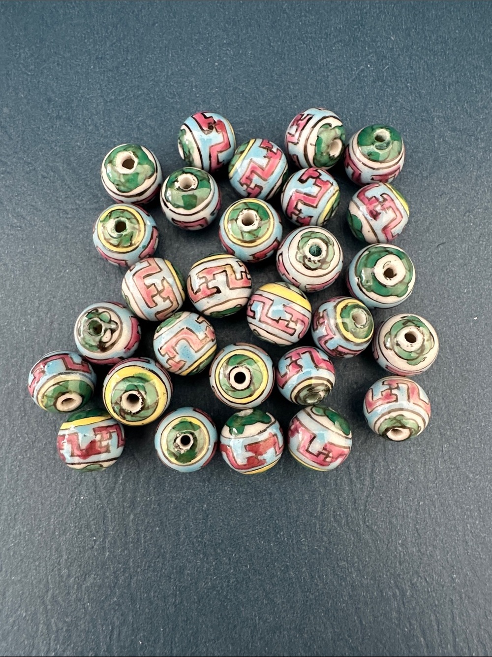 Vintage Porcelain beads bundle